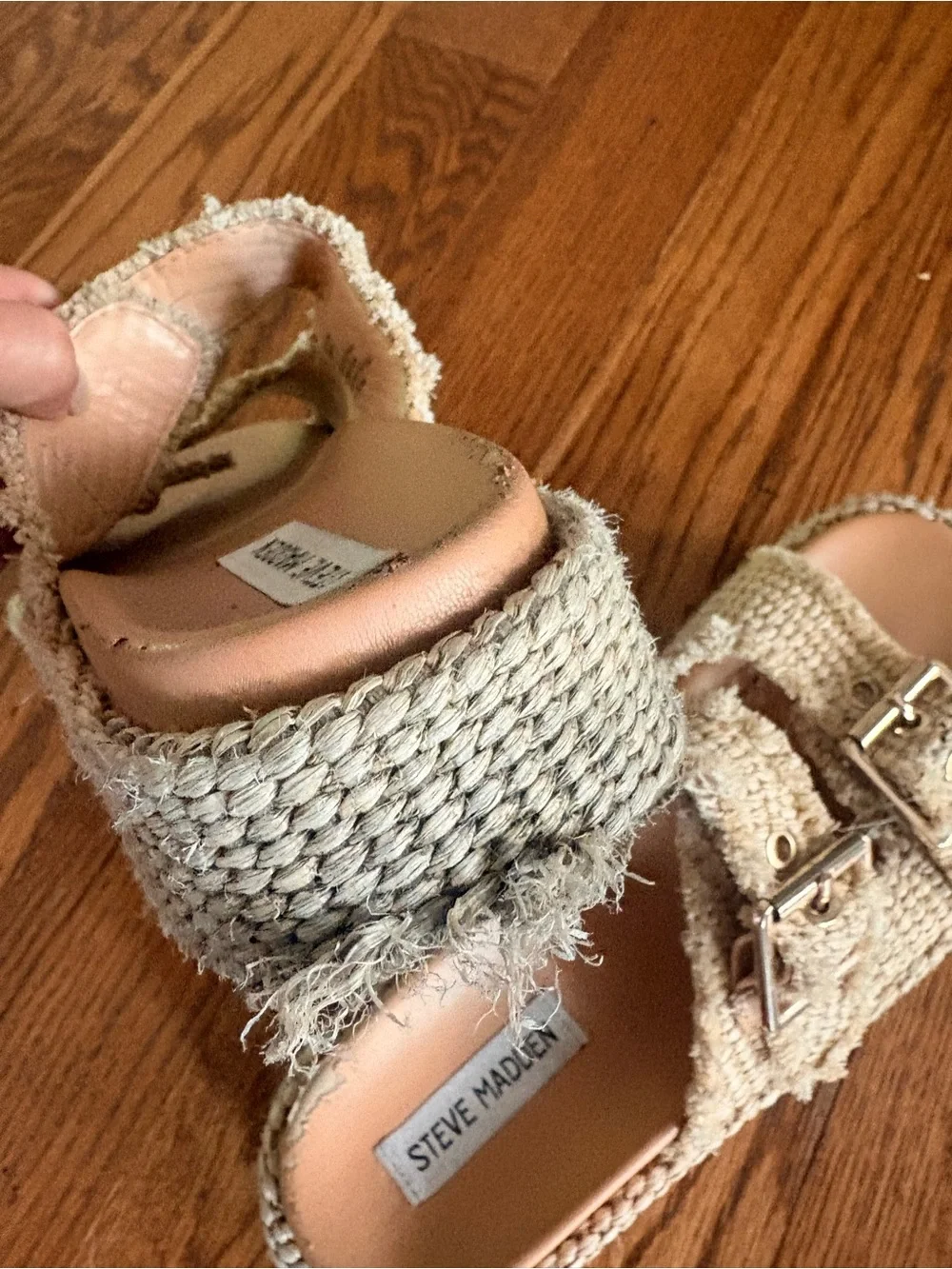 Steve Madden Karrigan Sandal in Natural